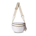 Frankie Oversize Double Zip Print Crescent Sling